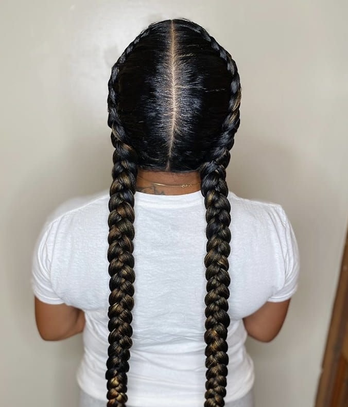 2 FEED-IN-BRAIDS
