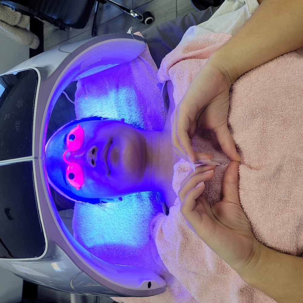LED Light Therapy Session at Hello Skin in Charlotte, NC