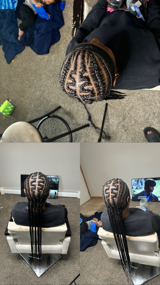 Feed-In/stitch Braids