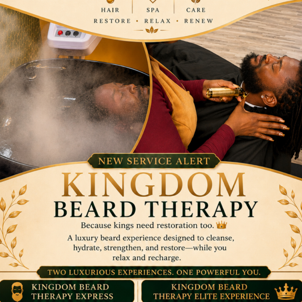 Kingdom Beard Therapy at The Divinity Hair Experience in Huntsville, AL