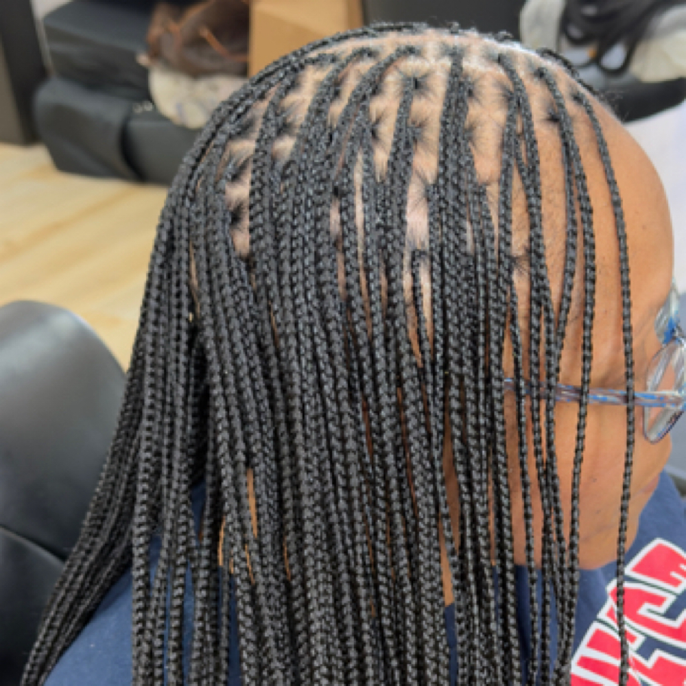 Xsmall Knotless Braids at Sene Beauty Bar in Horn Lake, MS