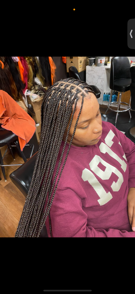Small Knotless Braids