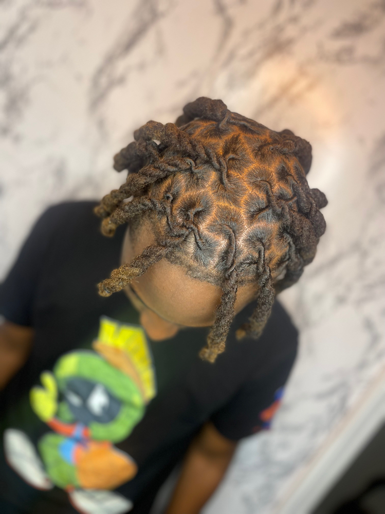 Loc Retwist + Style