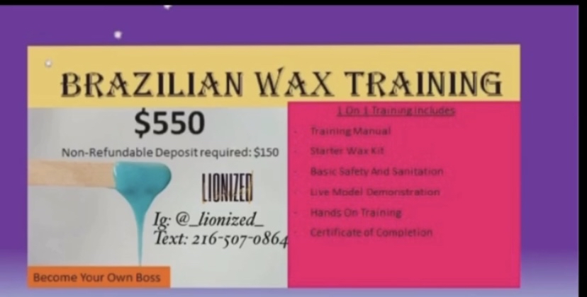 Bikini Wax Class at Lionized in Garfield Heights, OH
