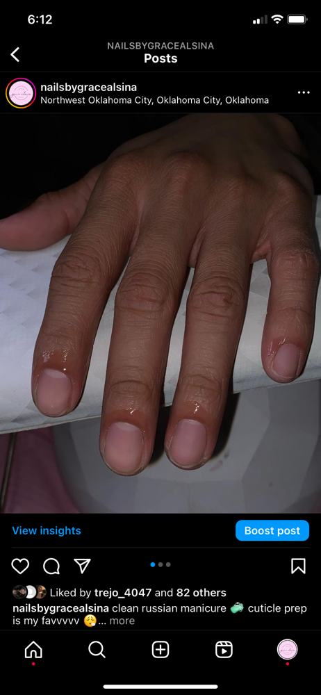 mens manicure