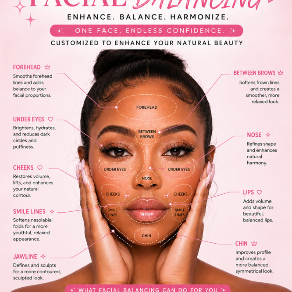 Cheek with Jawline Needless Fillers at Nubian Beauty Bar in APOPKA, FL