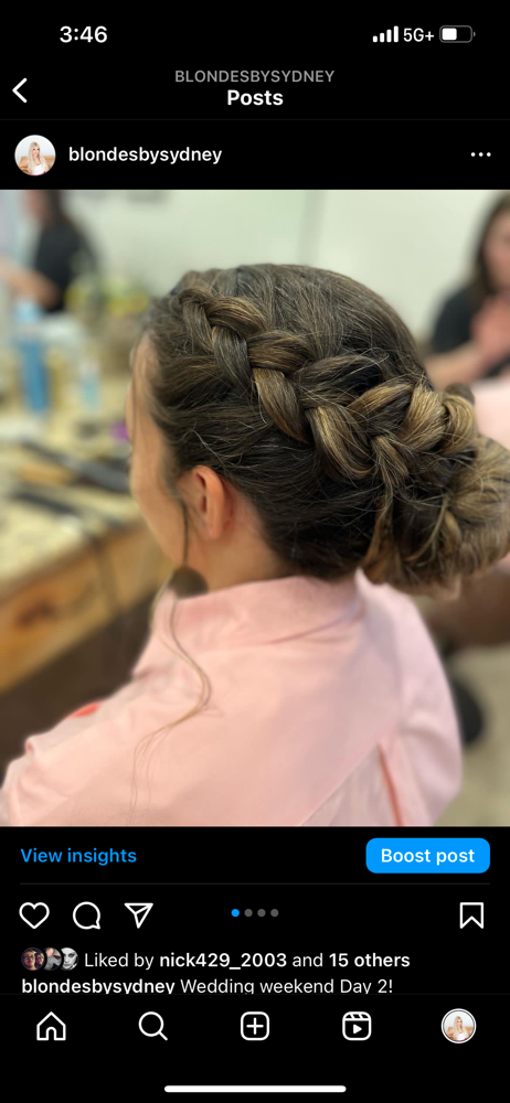 Prom/Event Hair