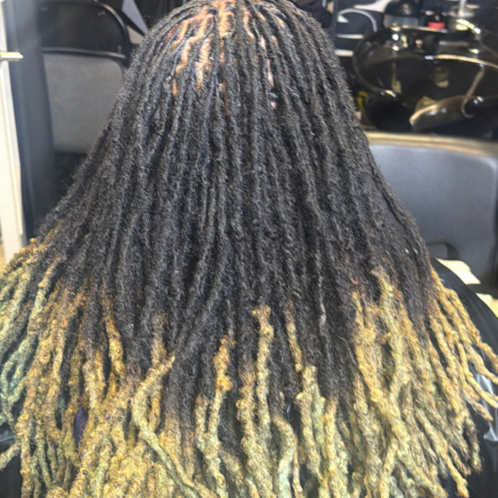 Loc Retwist -Over 60 Loc at By Kaila Nichelle Beauty Studio in Parkville, MD