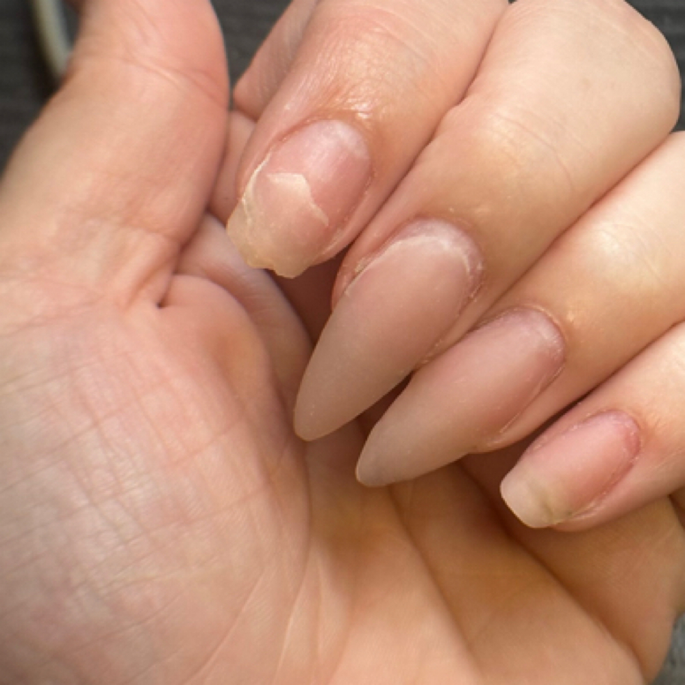 Nail repair at Wonderland Nail Studio in Rockwell, NC