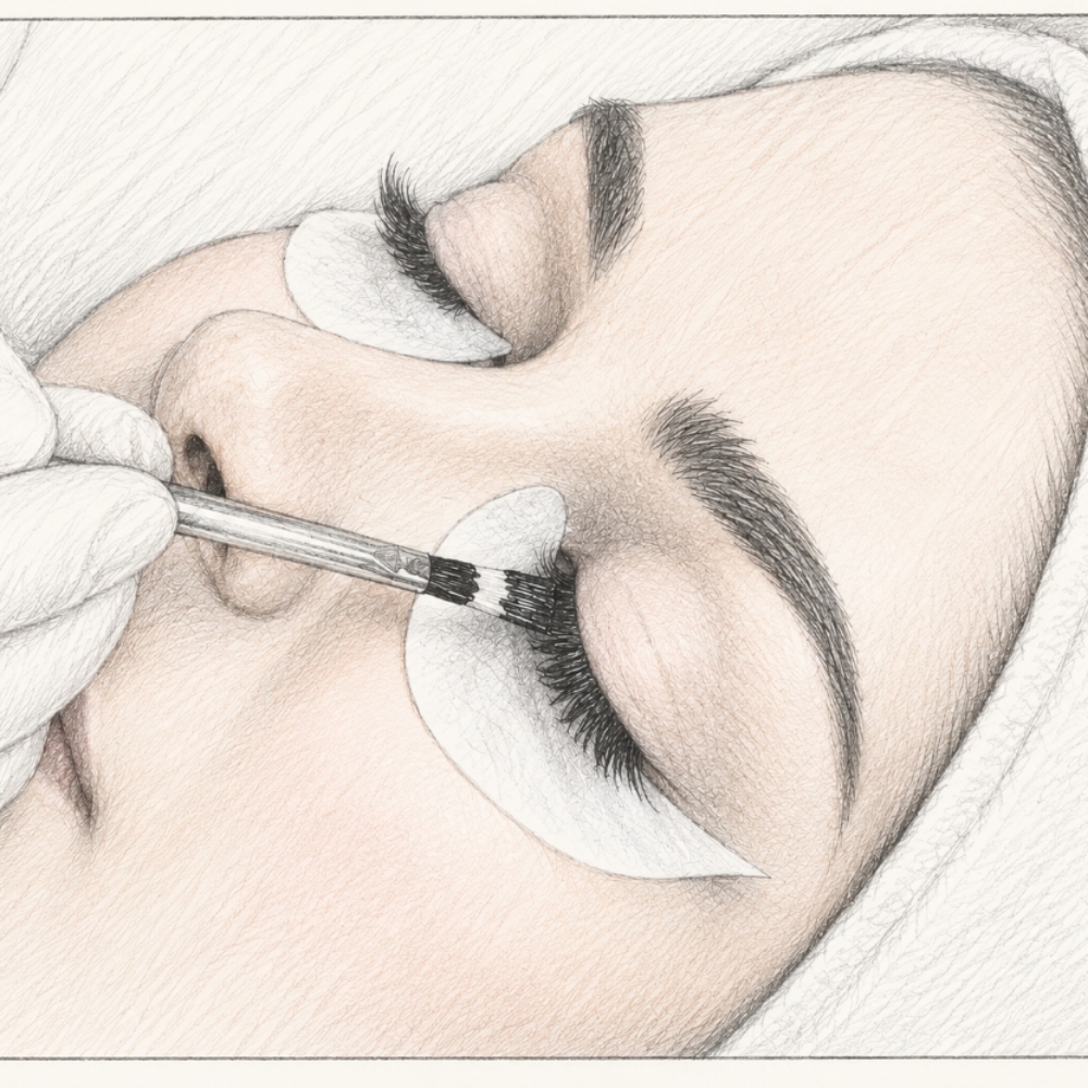 Eyelash tinting at Skin Reboot Spa Clinic in Cary, NC