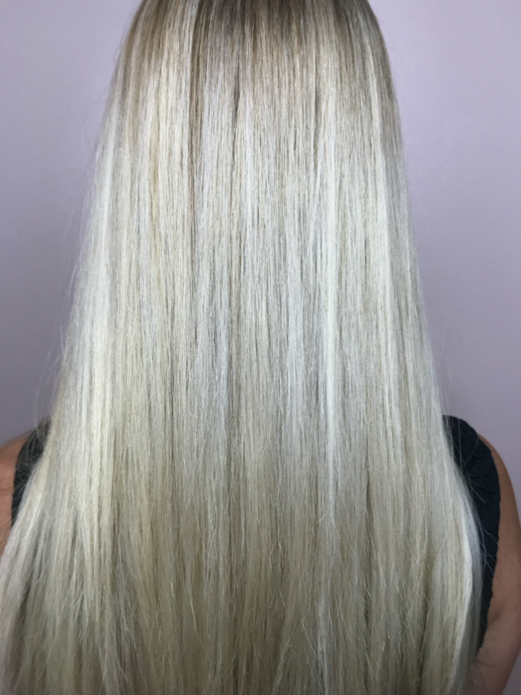 Scalp Bleach and Toner and style