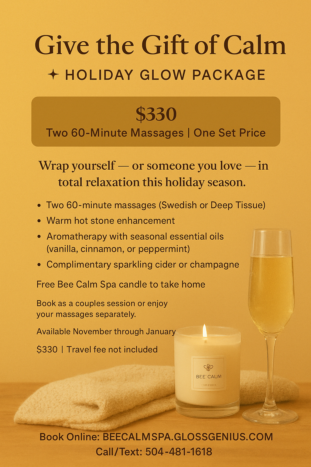 HOLIDAY GLOW PACKAGE