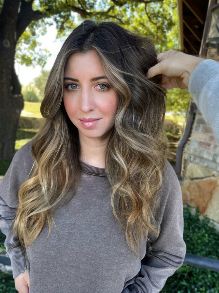 Gray Coverage + Partial Balayage