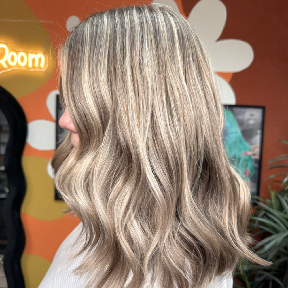 Partial Highlight at Alicia At The Hippie Hair Room in Weatherford, TX