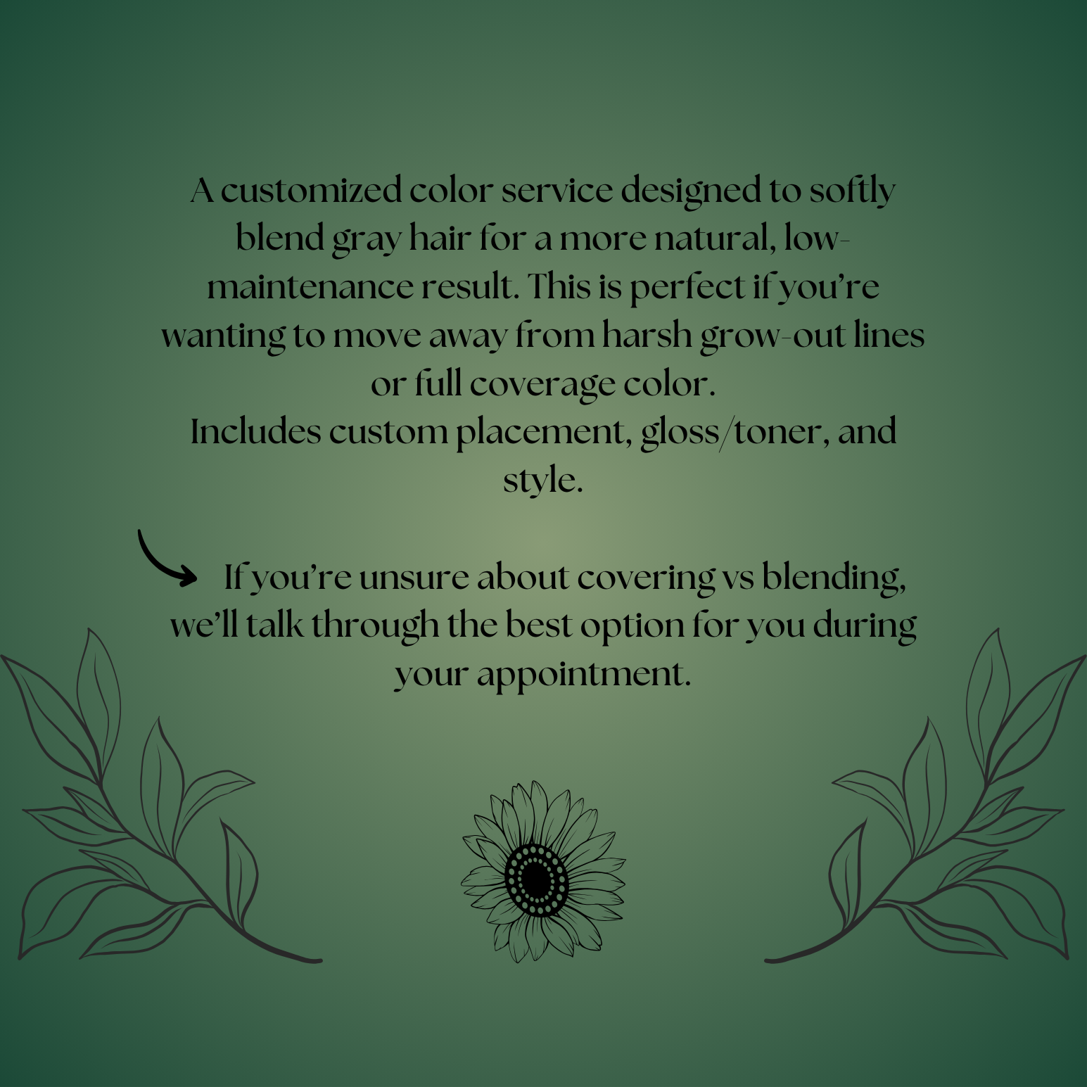 Gray Blending Session at Arcadia Grace Salon in Greenwood, IN