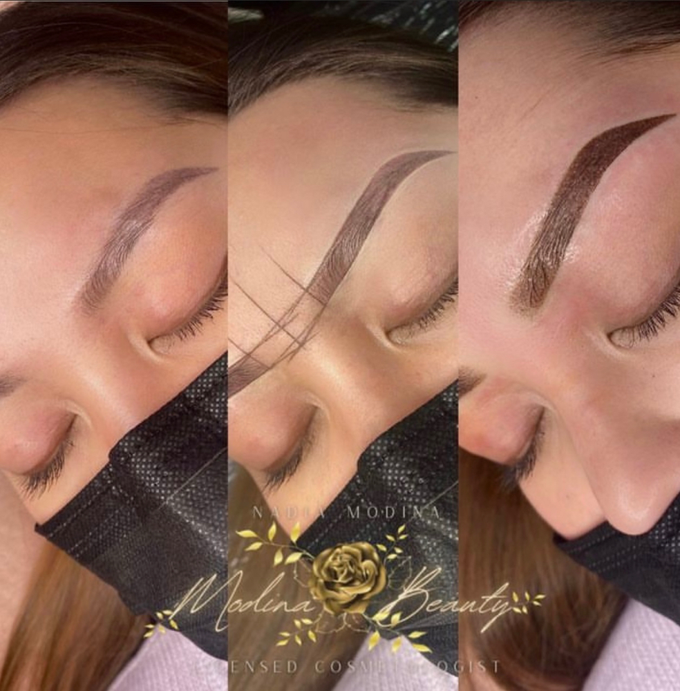 Ombre Brow Tattoo Touch Up