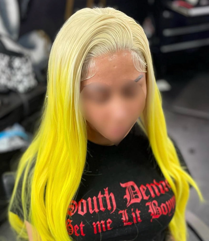 Lace Front Install at Heavens Braid Galore in Westminister, CO