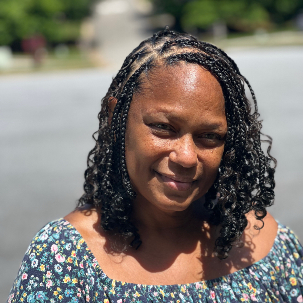 Med Knotless Light Boho Bob