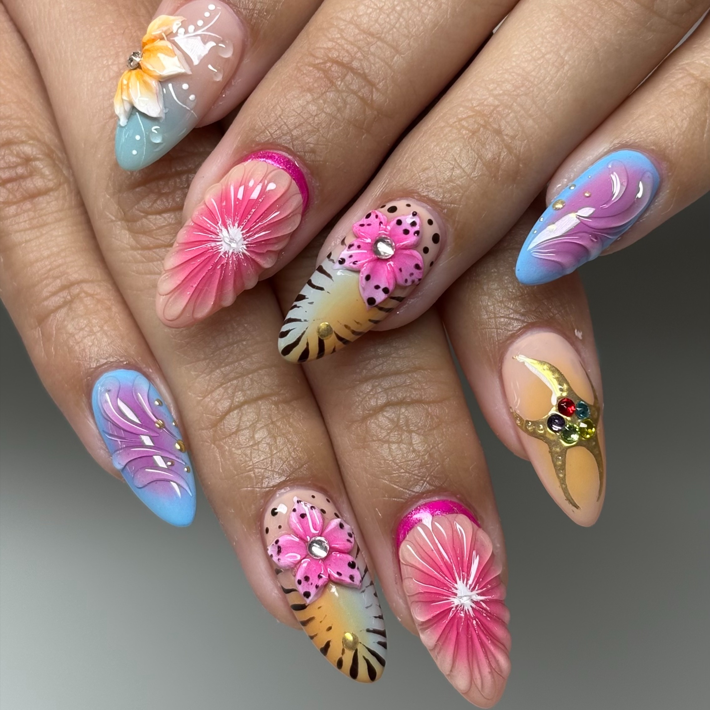 Structured Manicure at Bitter Bunny Studio in Brownsville, TX