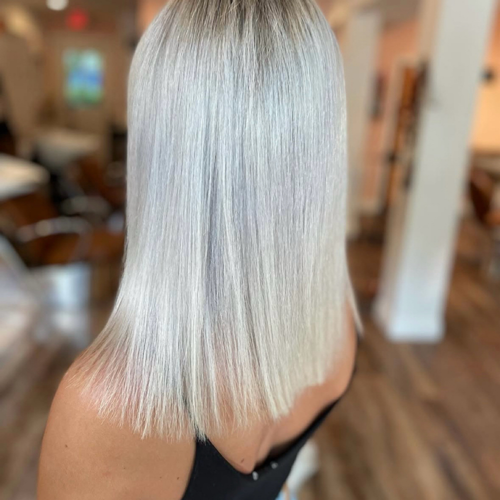 Scalp Bleach Retouch at LiyahPaints in New Haven, CT