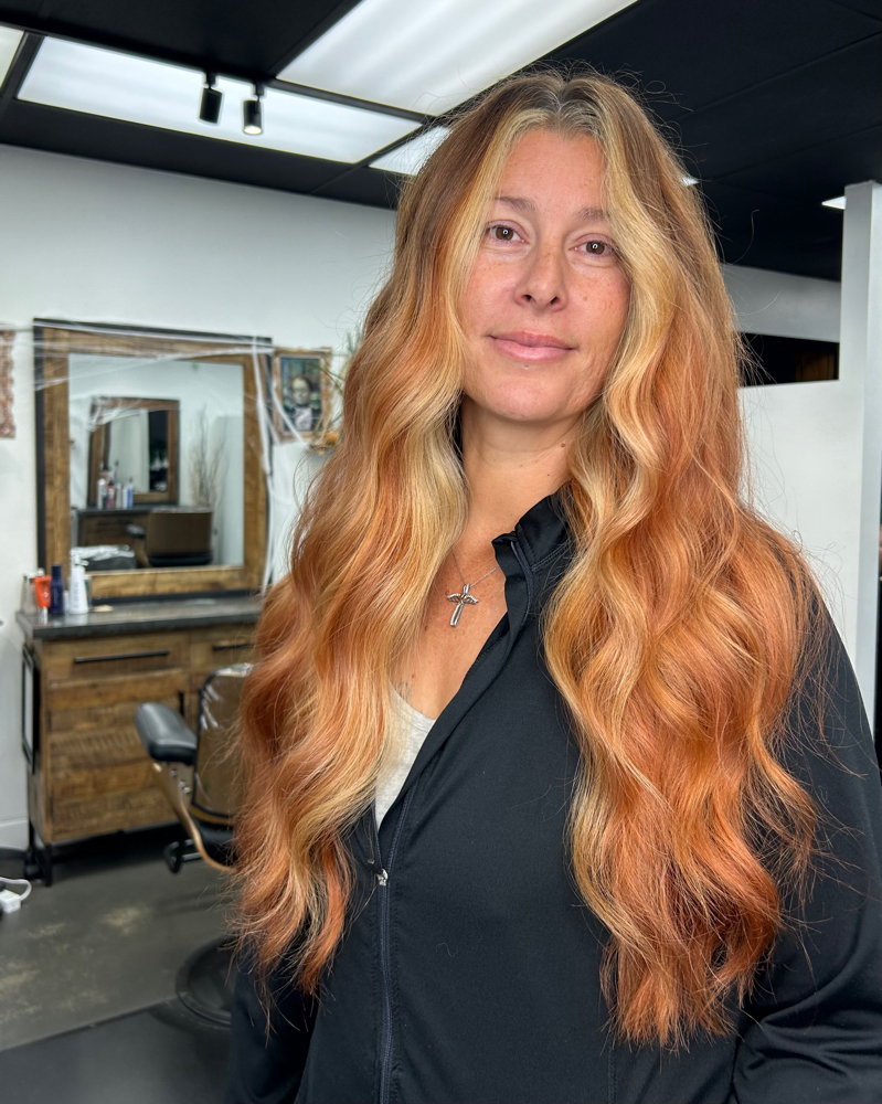 double process color at Deya Does My Hair in Logan, UT