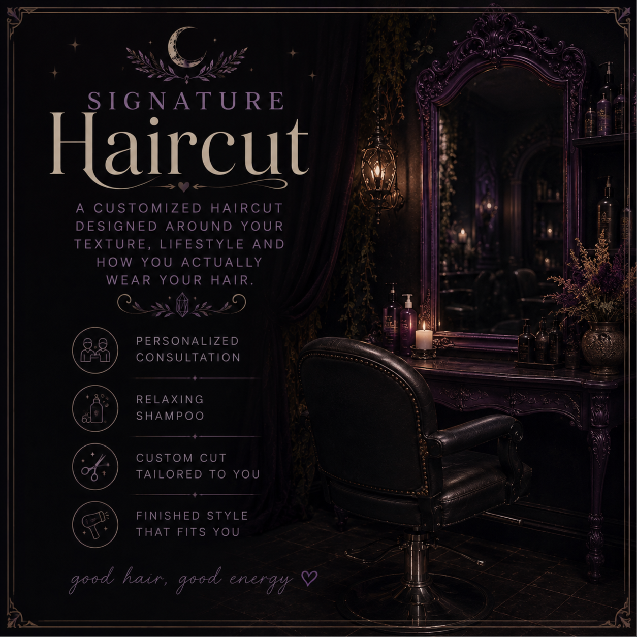 Signature Haircut at Brooke Lovelee Hair Studio in Northwood, OH