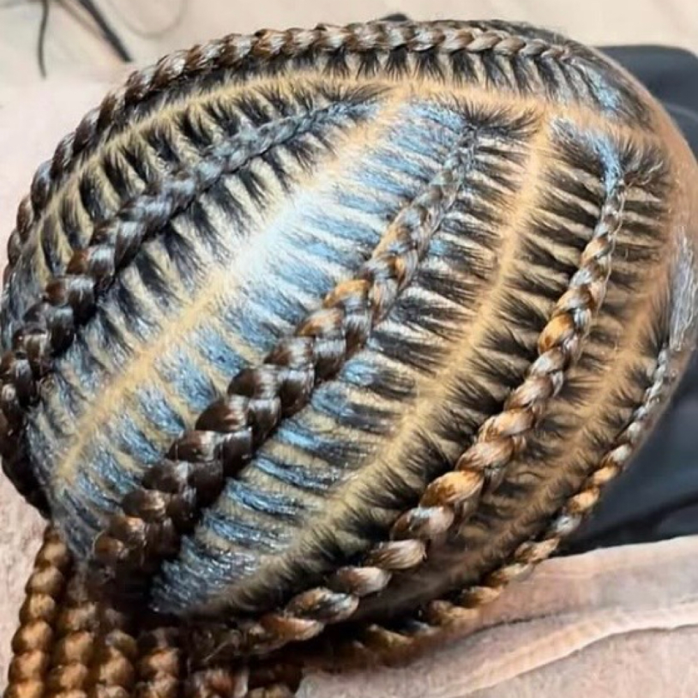 6- STITCHES  BRAIDS at Glam Braids in Marietta, GA