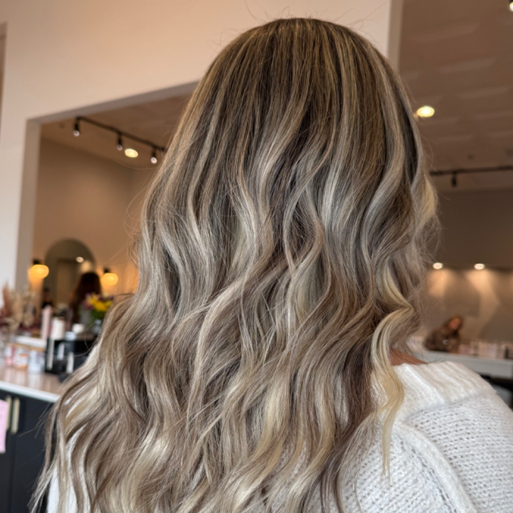 Root Touch Up + Partial Highlight at My American Honeys in Royal Palm Beach, FL