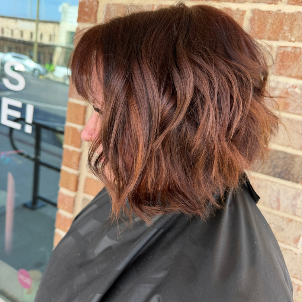 Women’s haircut at Jacey Baker in Mabank, TX