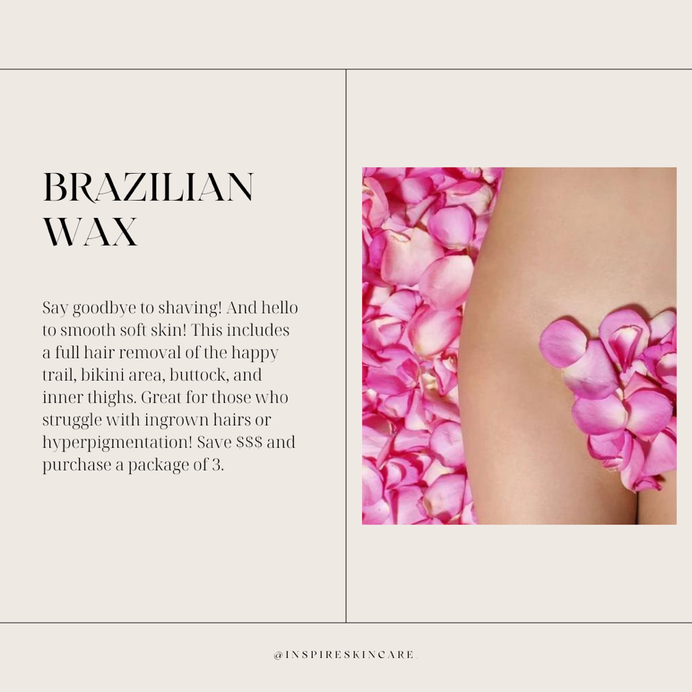 Brazilian Wax (Promo) $15 Off!