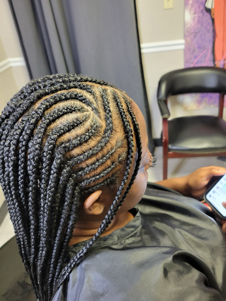 Small Fulani Braids
