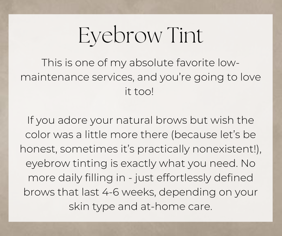Brow Tint