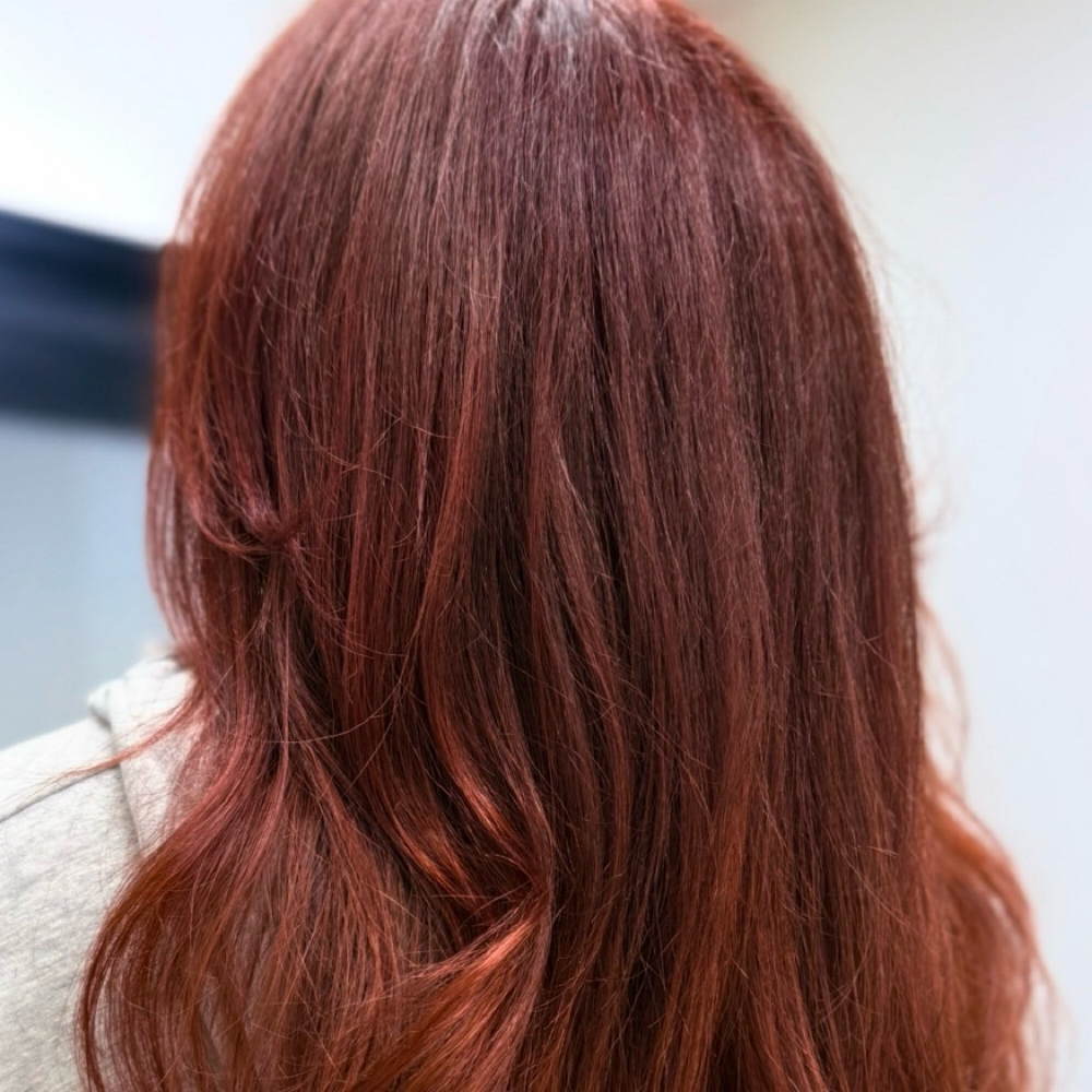 All Over Color at foiled hair studio in Rochester Hills, MI