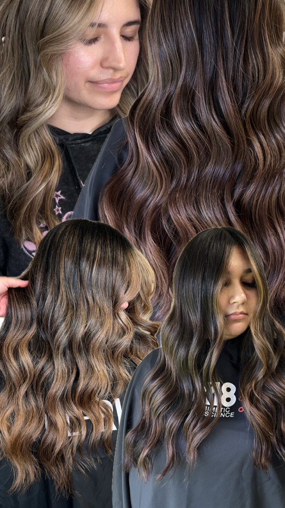 Dimensional Balayage at Ooh Lala Salon Spa in Pasadena, TX