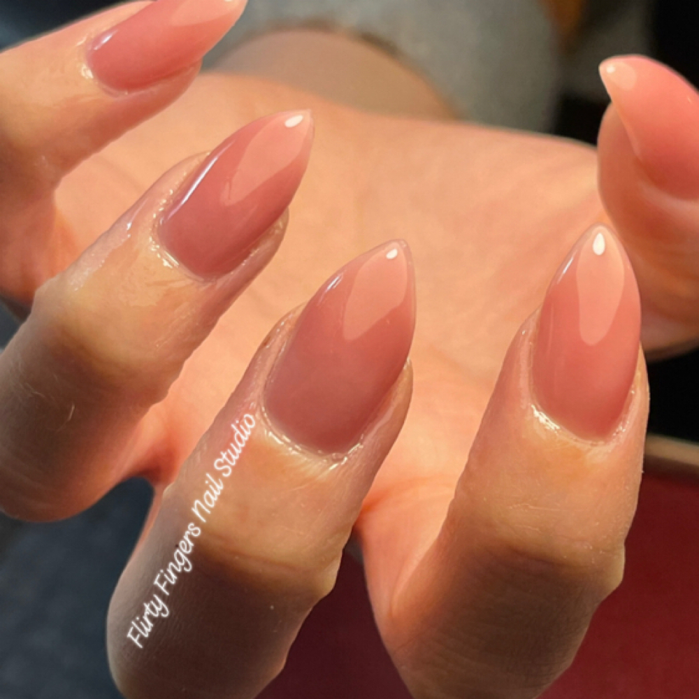 Hard Gel Application at FFNAILSTUDIO in Chicago, IL