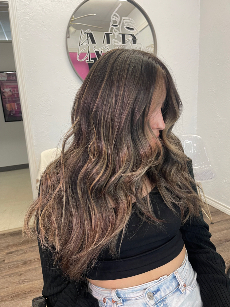 Balayage On Virgin Hair