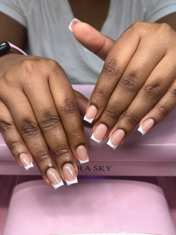 Polygel Full Set With Tips - Short