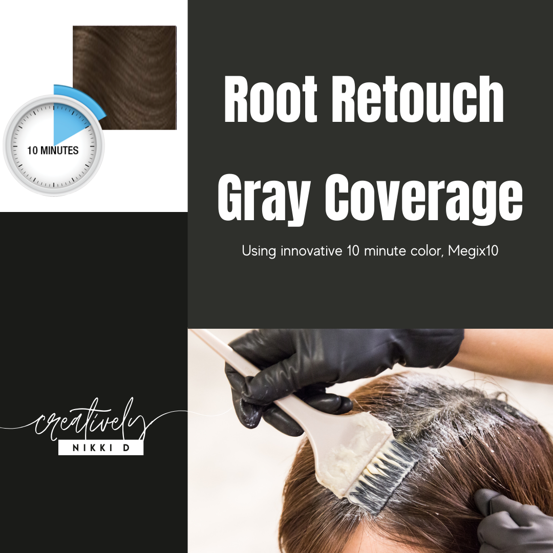 Grey Coverage/Root Retouch