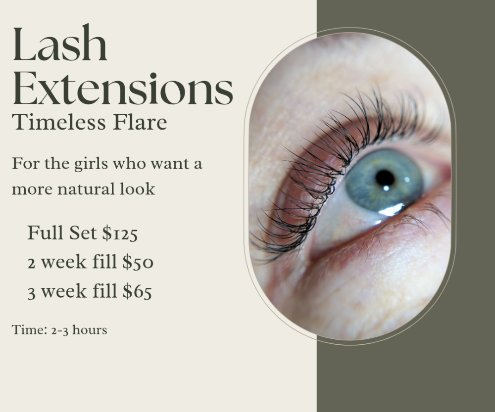 Timeless Flare Lash Extensions
