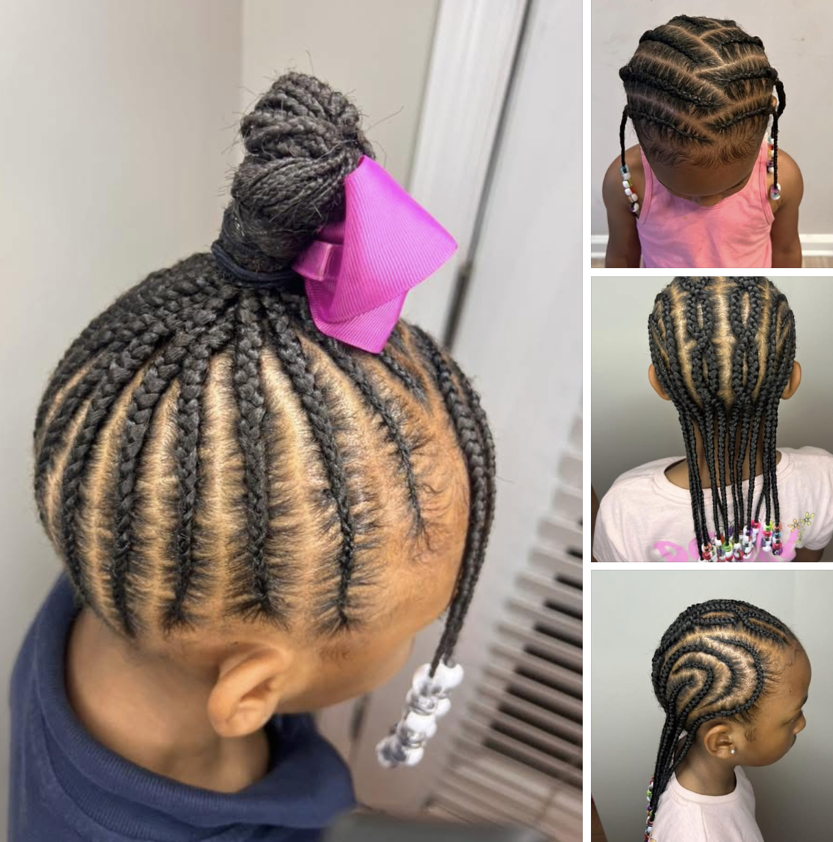 Kid Braids (w/ weave) 10yrs Under