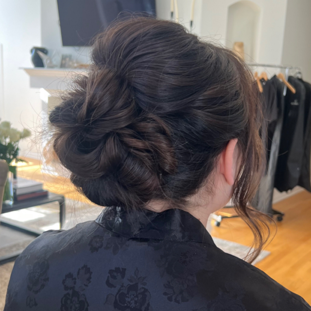 Updo at Salon Saffire in Crystal lake, IL