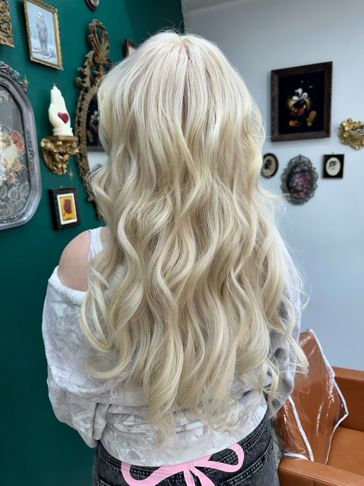 Bleach & Tone Root Touch Up at Velvet Moon Hair & Nails Studio in Ventura, CA
