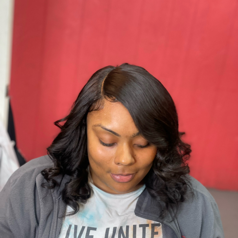 Sew-In With Closure at Addiction’s Salon in Bowling Green, KY