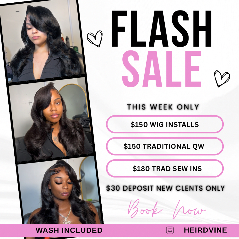 FLASH SALE (THIS WEEK ONLY) at Heir D’vine in Las Vegas, NV