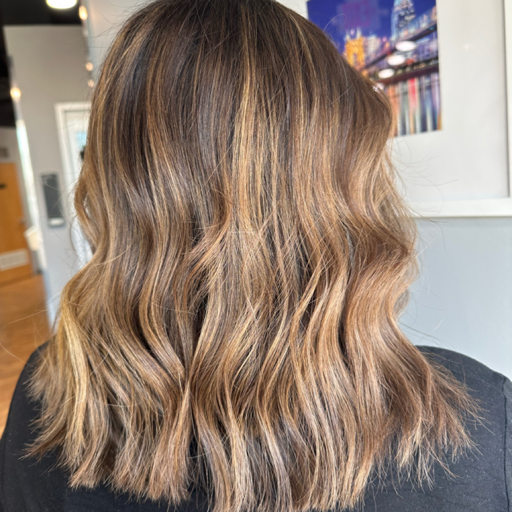 Partial Balayage + Cut & Style at Hair By Lex in Cincinnati, OH
