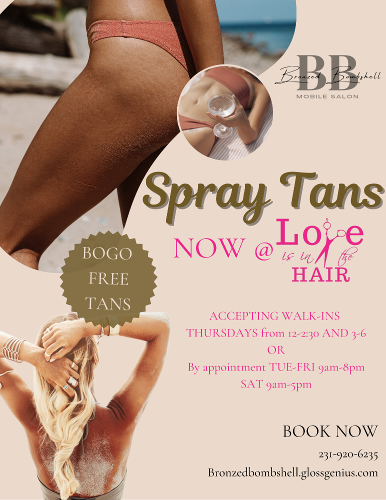 On Site Tan @ Love Is In The Hair