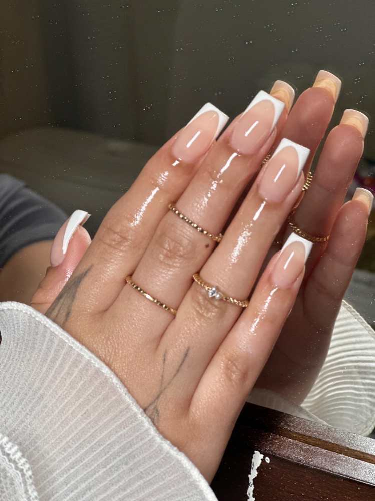 Short Acrylic Full Set/ Uñas cortas
