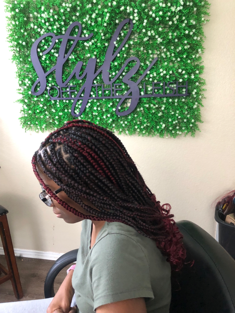Medium Box Braids