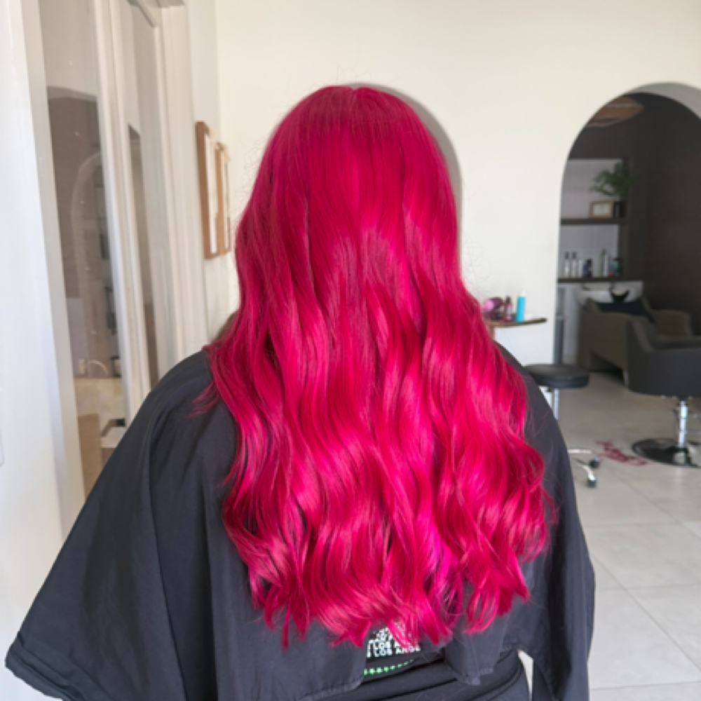 Full Vivid Transformation at Hairbykenzyc in Longview, TX