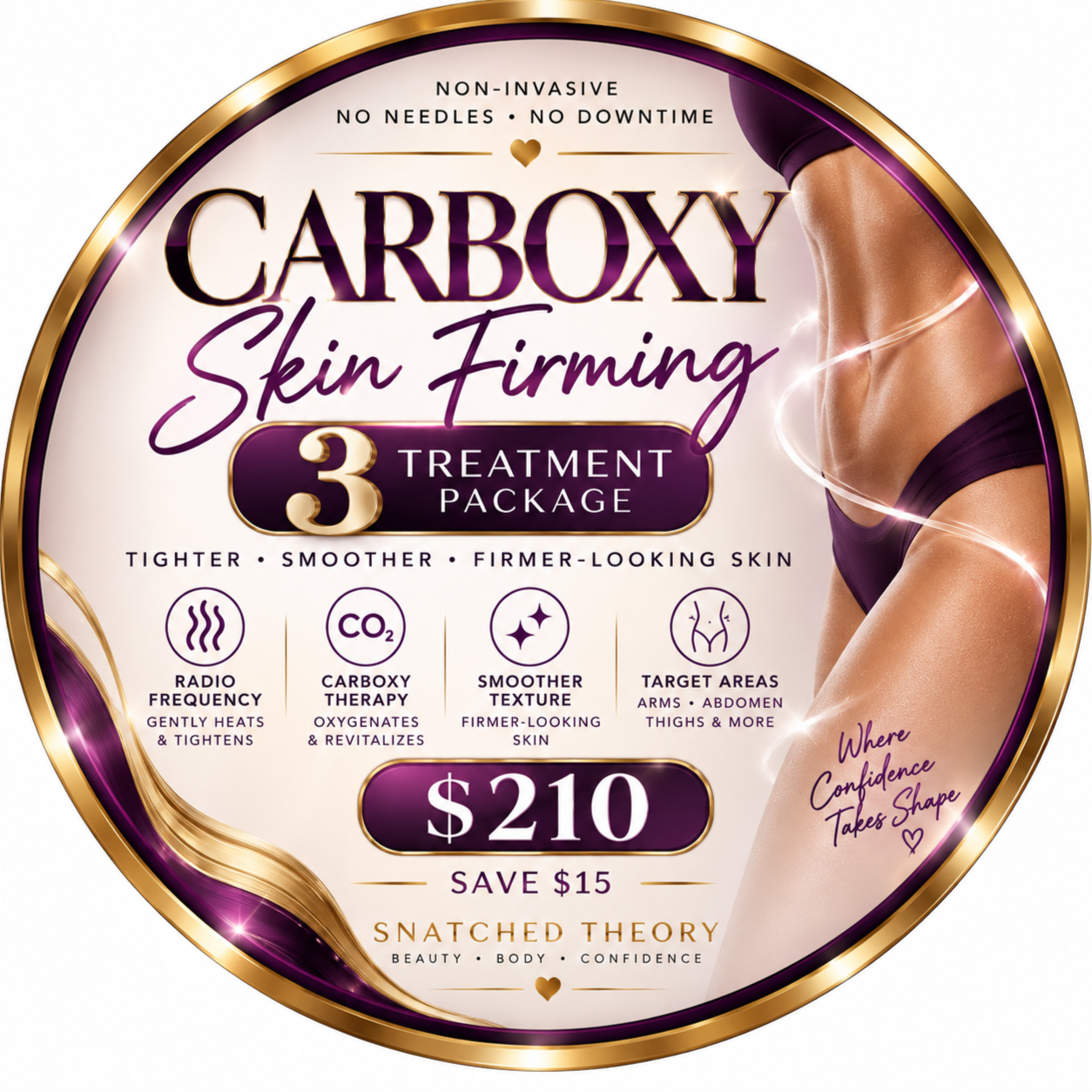 Carboxy Skin Firming - 3 sessions at Snatched Theory in Sanford, FL